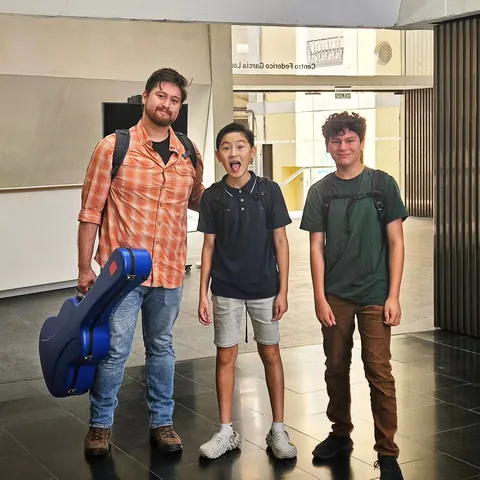 Justin Chen at the Centro Federico García Lorca in Granada, Spain