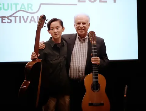Justin Chen at a guitar festival