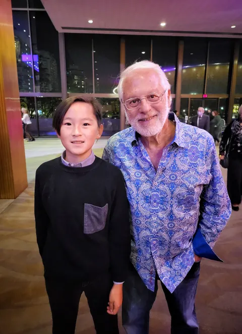 Justin Chen with Angel Romero