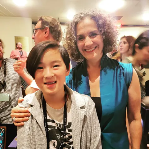 Justin Chen with Antigoni Goni