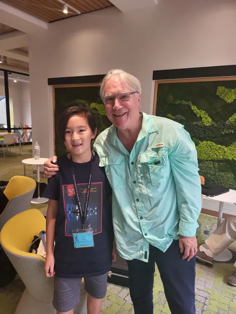 Justin Chen with Benjamin Verdery
