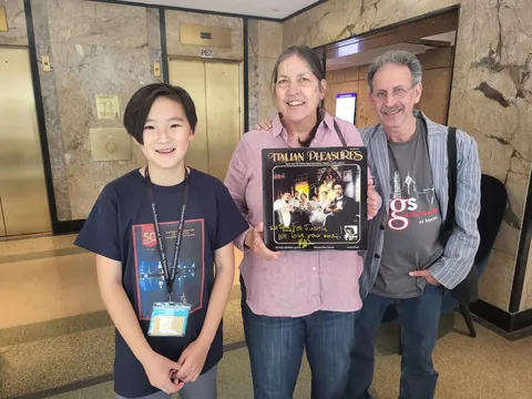 Justin Chen with Michael Newman & Laura Oltman