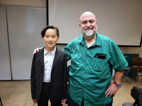 Justin Chen with Scott Tennant